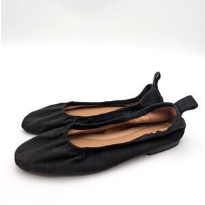 Nordstrom Rack Macie Ballet Flats Shoes Women's Black Size US7M EU37.5